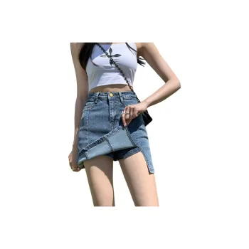 Hao Zhilang Denim Short Skirts Women's