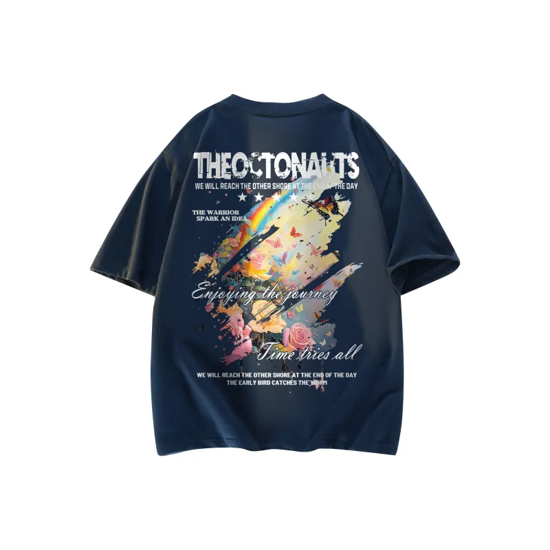 Small Columns Under The Sea T Shirt Unisex-7