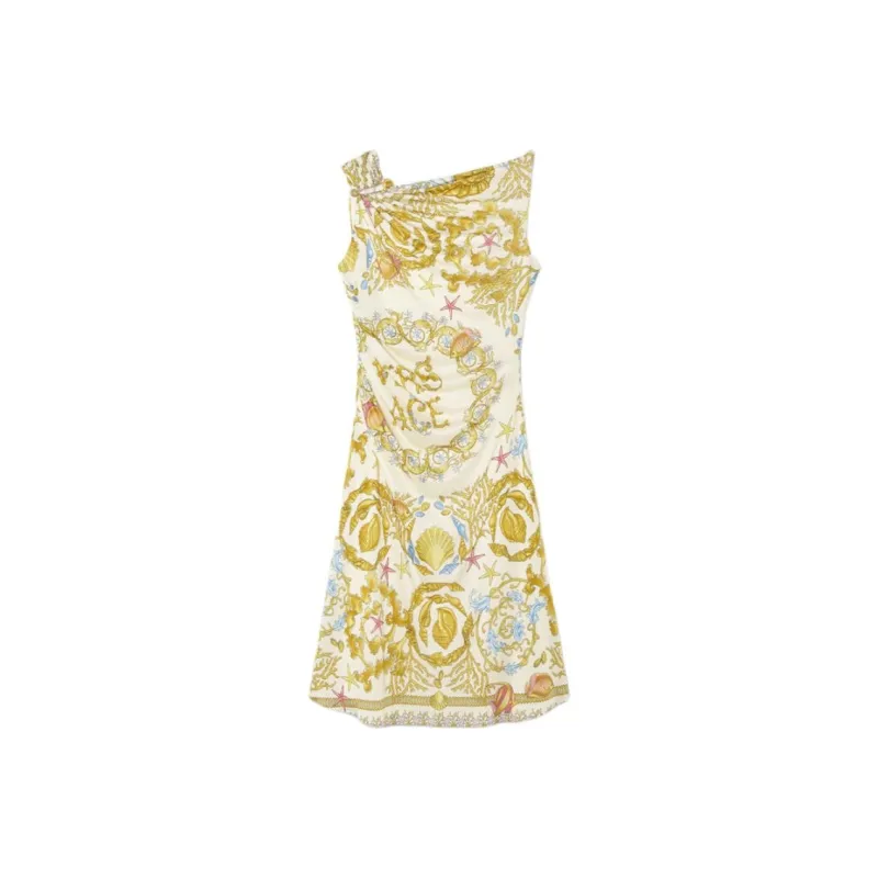 VERSACE Underwater Barocco Mini Dress-0