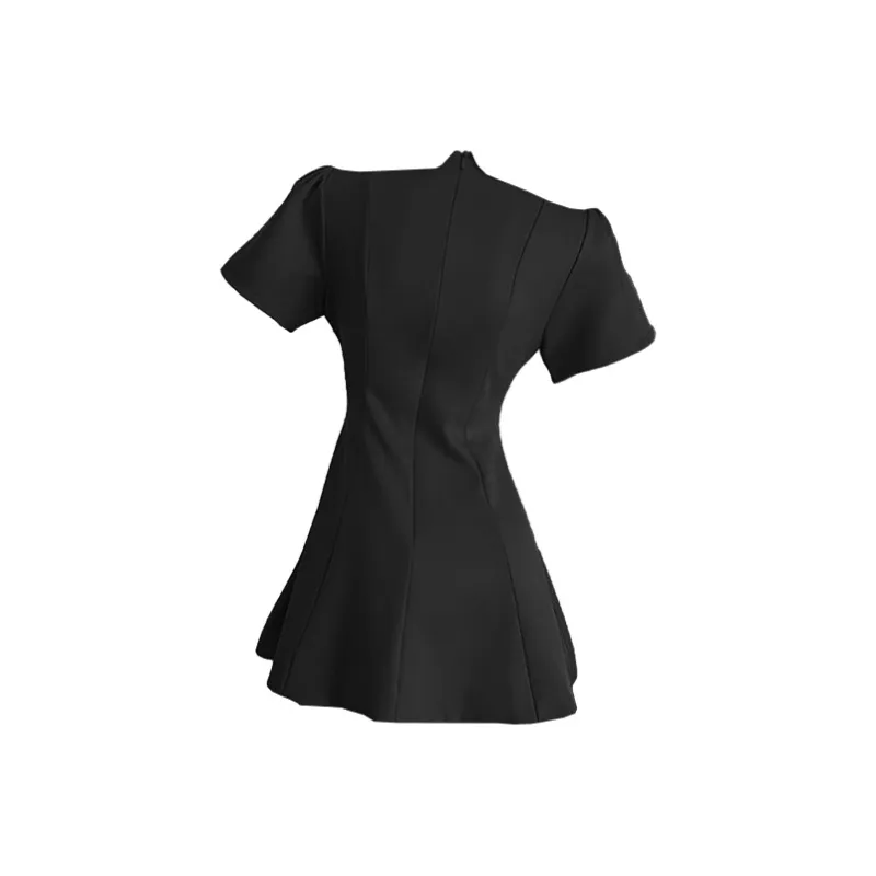 GUOZHEN Short Sleeved Dress Women's-1