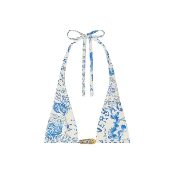 VERSACE Barocco UNDERWATER Bikini Women's Blue