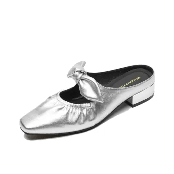 City Camel Rubber Sole Slip Resistant Closed Toe Slippers Women's