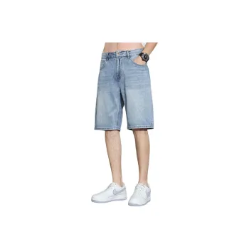 Tonlion Denim Shorts Unisex Light Blue