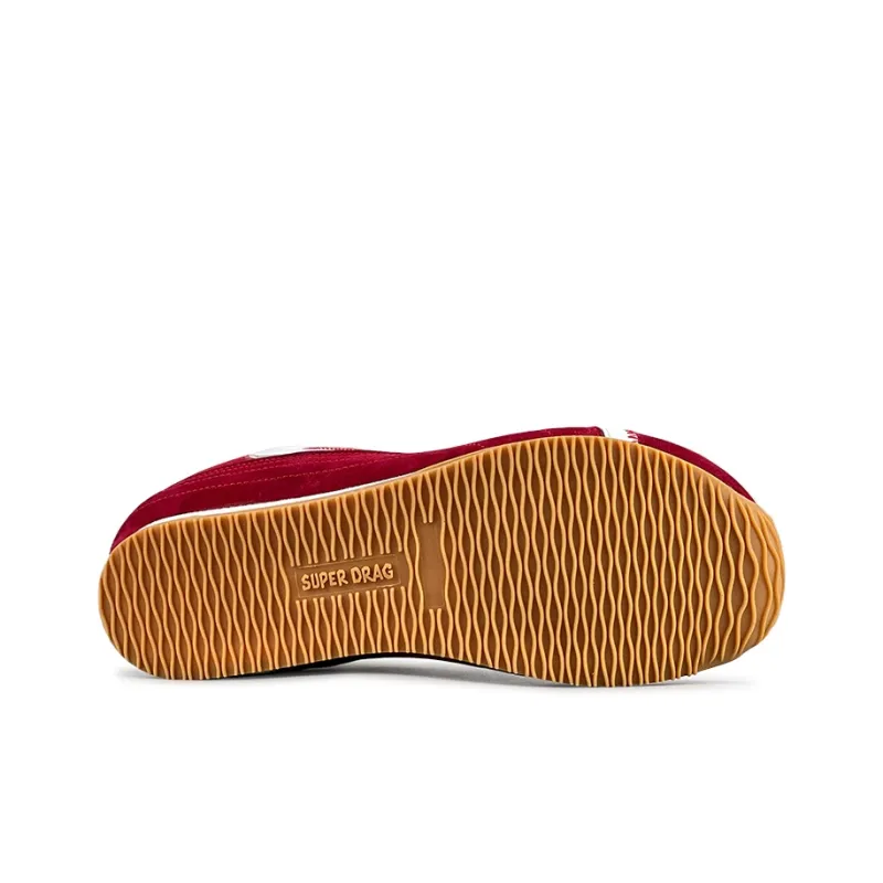 LuzaoT SUPER DRAG Lightweight Low Top Casual Shoes Unisex Red-5