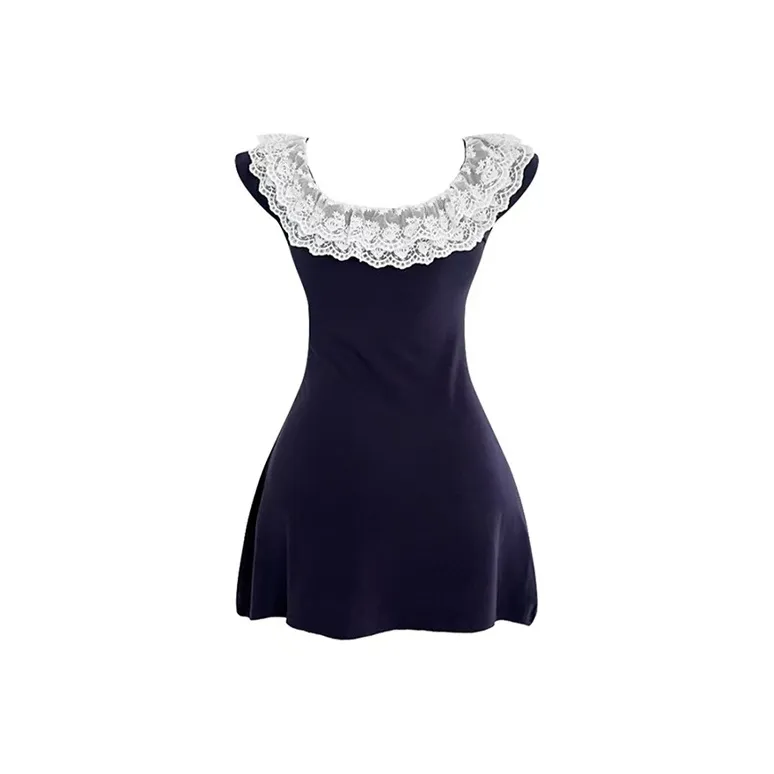 GUOZHEN Short Sleeved Dress Women's-1
