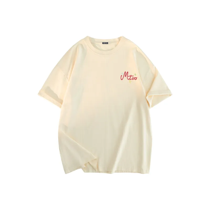 MONTVOO Drop Shoulder Sleeve T Shirt Unisex-11