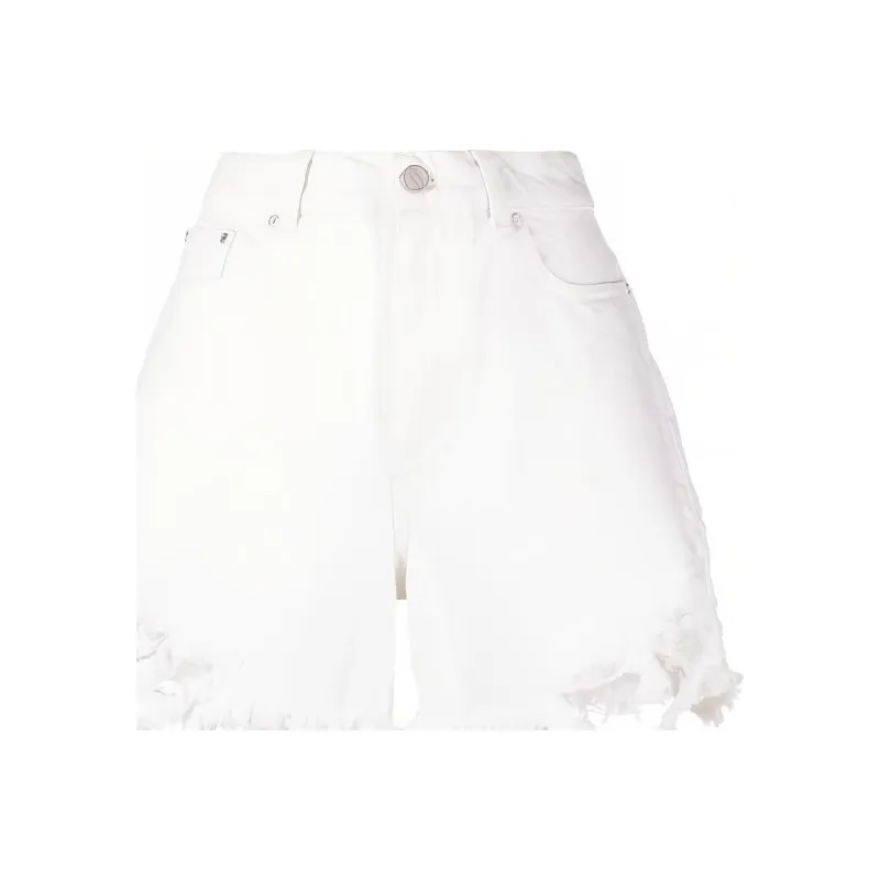 Stella McCartney Distressed Denim Shorts-4