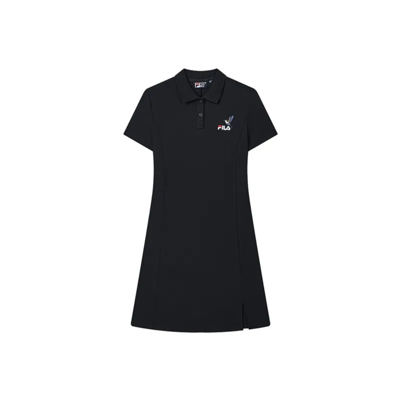 FILA Lifestyle Short Sleeved Dress Women's Legend Blue NV-0