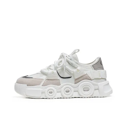 BINGO DUCK Breathable Height Increase Low Top Chunky Sneakers Men's