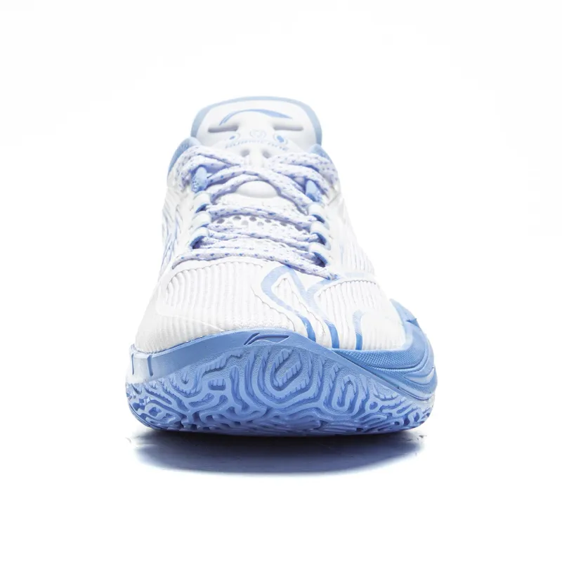 LiNing Cushioning, Slip Resistant, Abrasion Resistant, Rebound Grip Low Top Basketball Shoes Men's Standard White-4