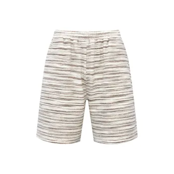 BIRTH OF ROYAL CHILD SS25 Casual Shorts Men's Ecru/Purple Gray