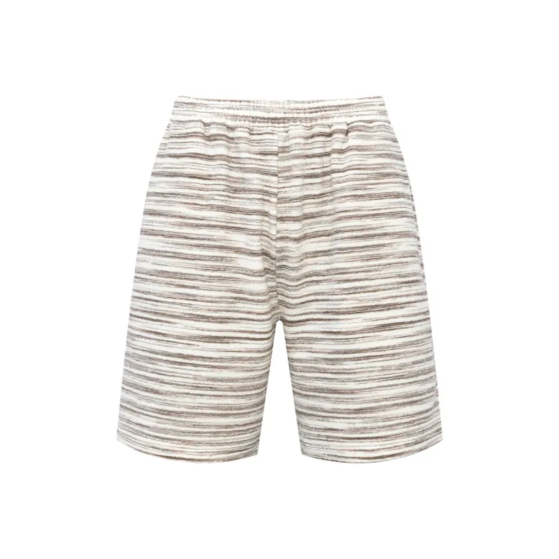 BIRTH OF ROYAL CHILD SS25 Casual Shorts Men's Ecru/Purple Gray-0
