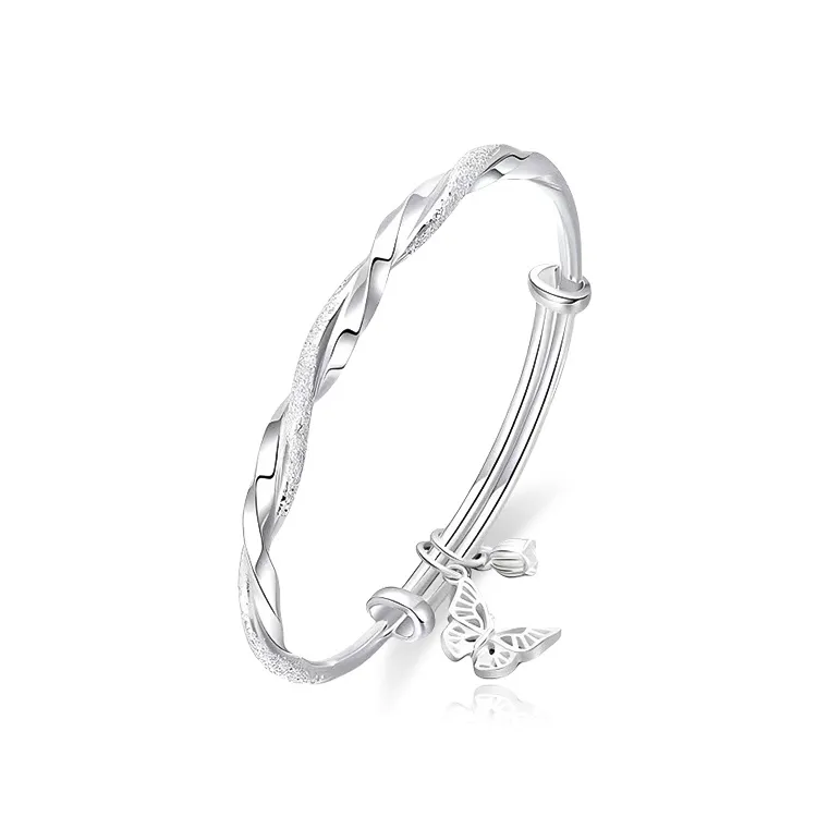 UZIID S999 Fine Silver Sterling Silver Bracelets Women's-0