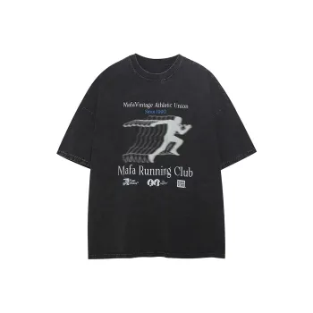 GBXM T Shirts Unisex Washed Black