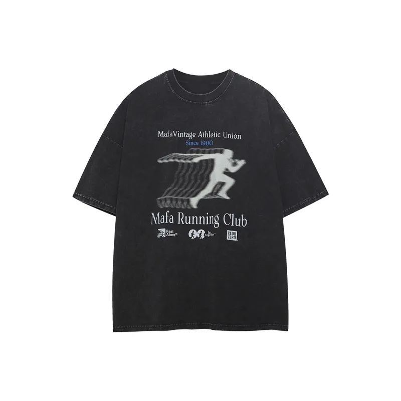 GBXM T Shirts Unisex Washed Black-0