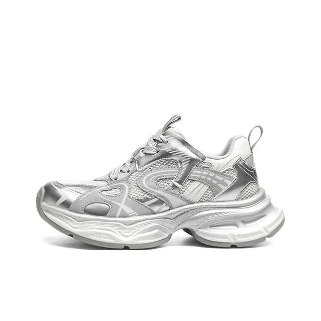 RED DRAGONFLY Cushioning Slip Resistant Height Increasing Low Top Chunky Sneakers Women's-5