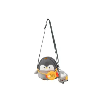 Homeboisportclub Nylon Crossbody Bag Regular Unisex Dark Gray/Pink