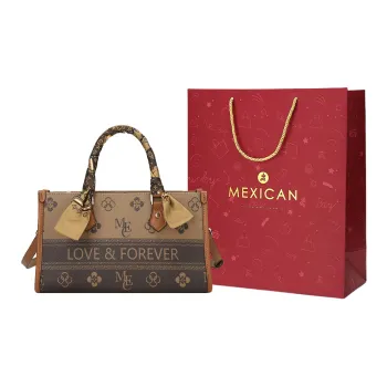 MEXICAN Polyurethane Crossbody Bag, Shoulder Bag, Handbag Regular Women's Brown