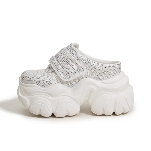 Milan Love Song Rubber Sole Abrasion Resistant Slip Resistant Closed Toe Slippers Women's-7
