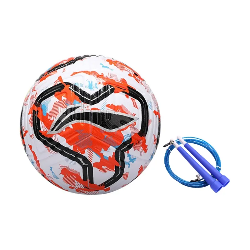 LiNing Size 5 Soccer TPU Seamless Thermal bonding Unisex White Orange Blue-22