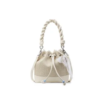 FEO PU Bucket Bag, One Shoulder Handbag Women's Multicolor