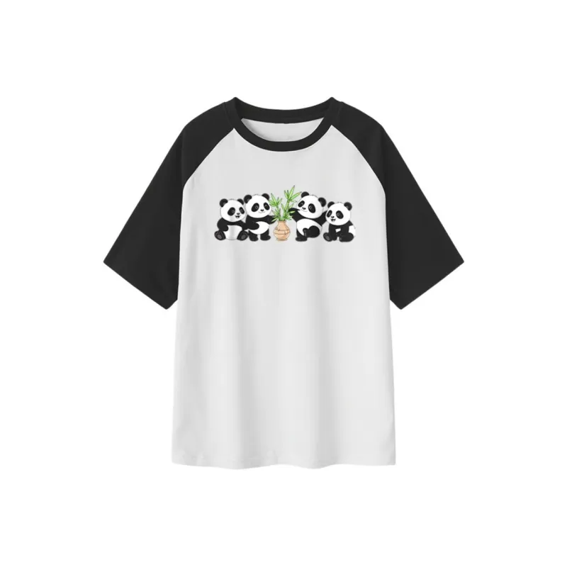 FAIRWHALE Drop Shoulder Sleeve T Shirt Women's-4