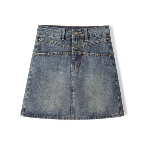 CLUB NEWS Denim Short Skirts Women's