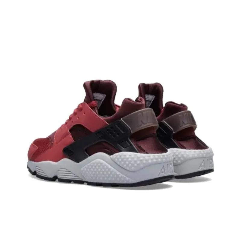 Nike Air Huarache Anti Slip Wear Resistant Low Top Running Shoes Men's Red-2
