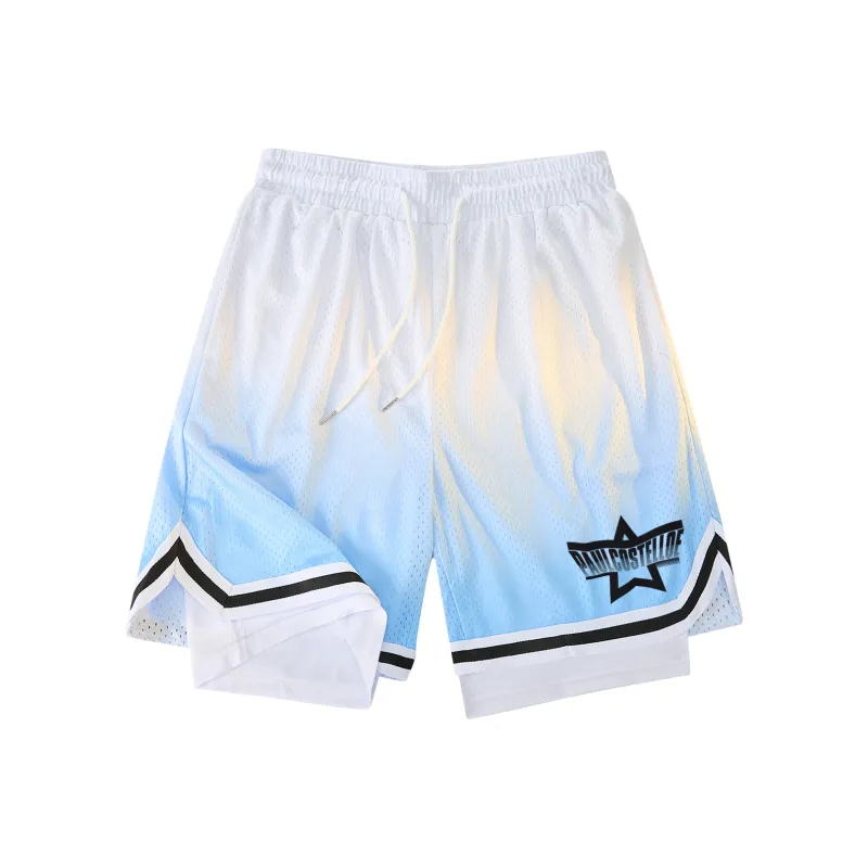 PAUL COSTELLOE Basketball Shorts Unisex-12
