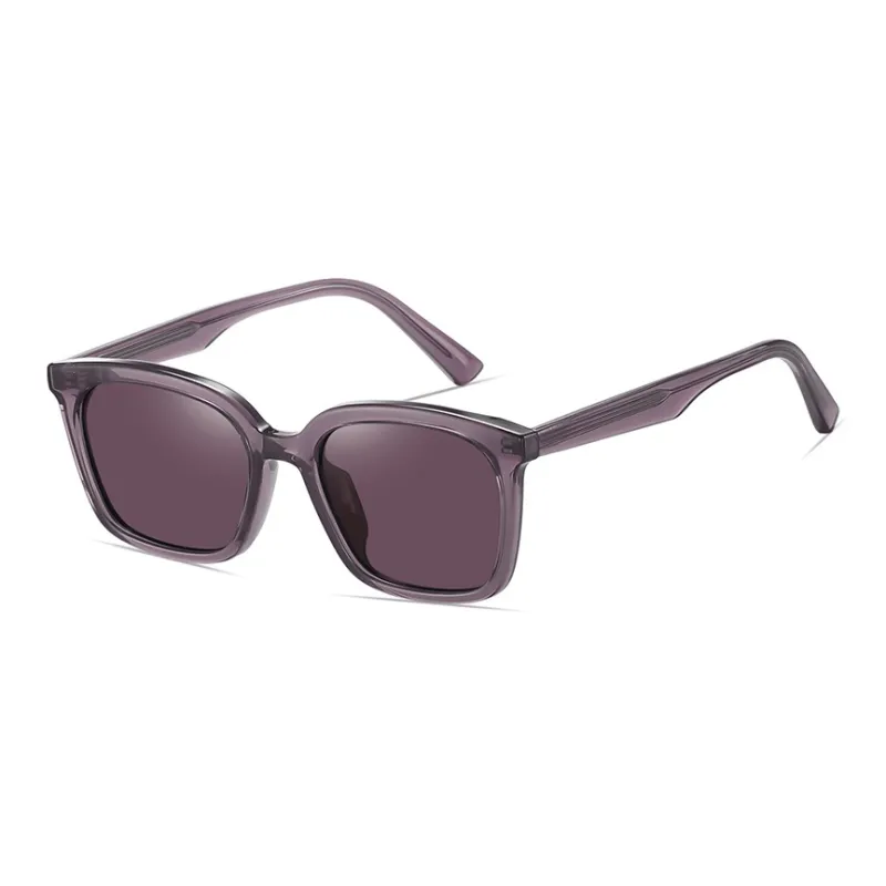 AAJF TR/Memory Plastic Metal Square Sunglasses Unisex-6