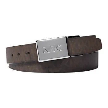 MICHAEL KORS Leather Belts Unisex Brown 