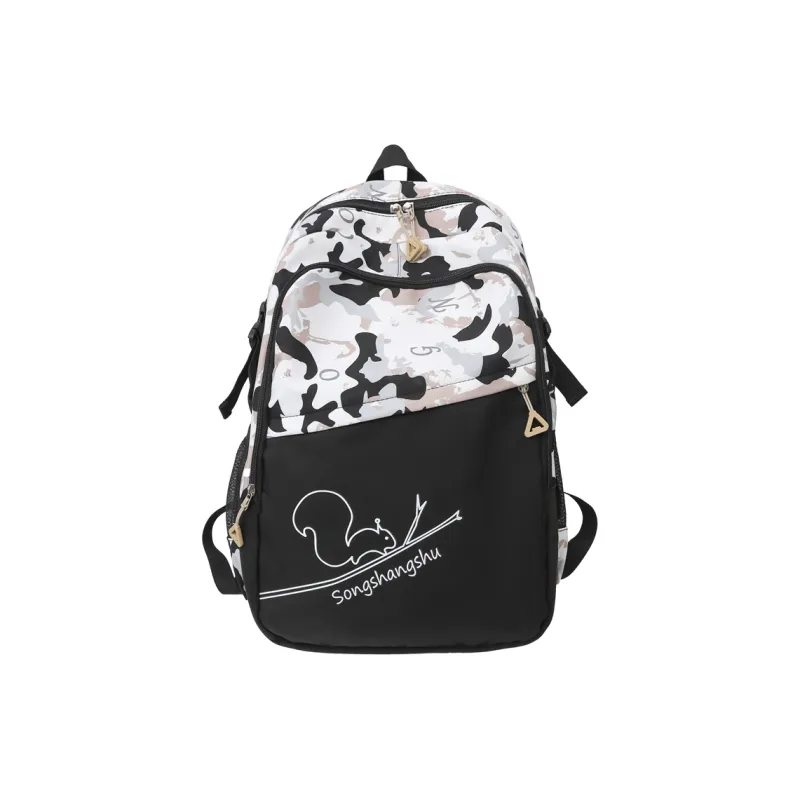 Yalu Nylon Backpack Unisex Multicolor-6