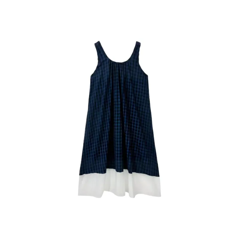 OZVO Slip Dresses Women's Blue Skirt-0