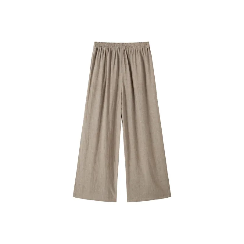 XIANGYING Casual Pants Women's Coffee-1