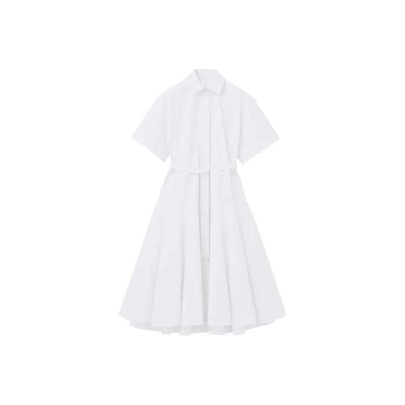 Alexander McQueen SS25 Short Sleeved Dress Women's White-0