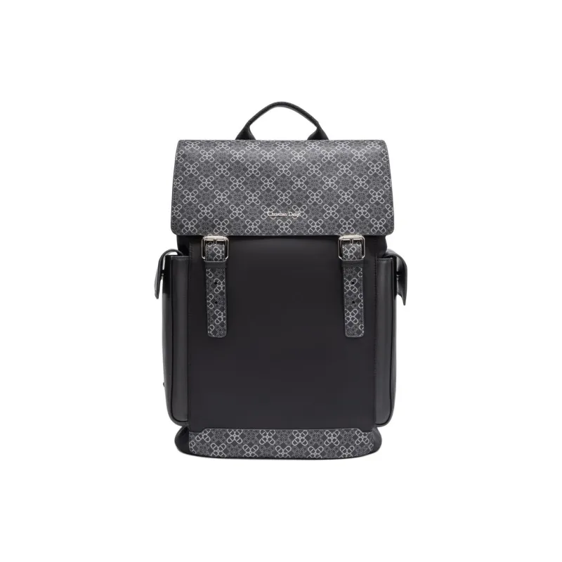 Chrisdien Deny Fabric Backpack Men's Black-0