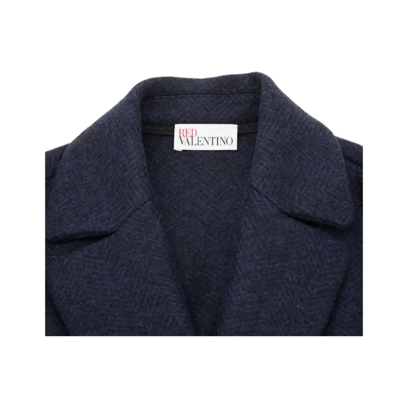 RED VALENTINO FW21 Coat Women's Dark Blue-4