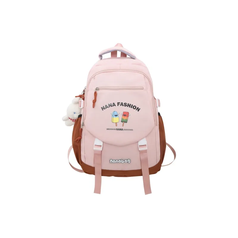 Yalu Nylon Backpack Unisex Multicolor-6