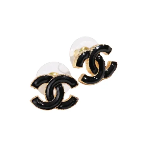 CHANEL Cc Logo Earrings