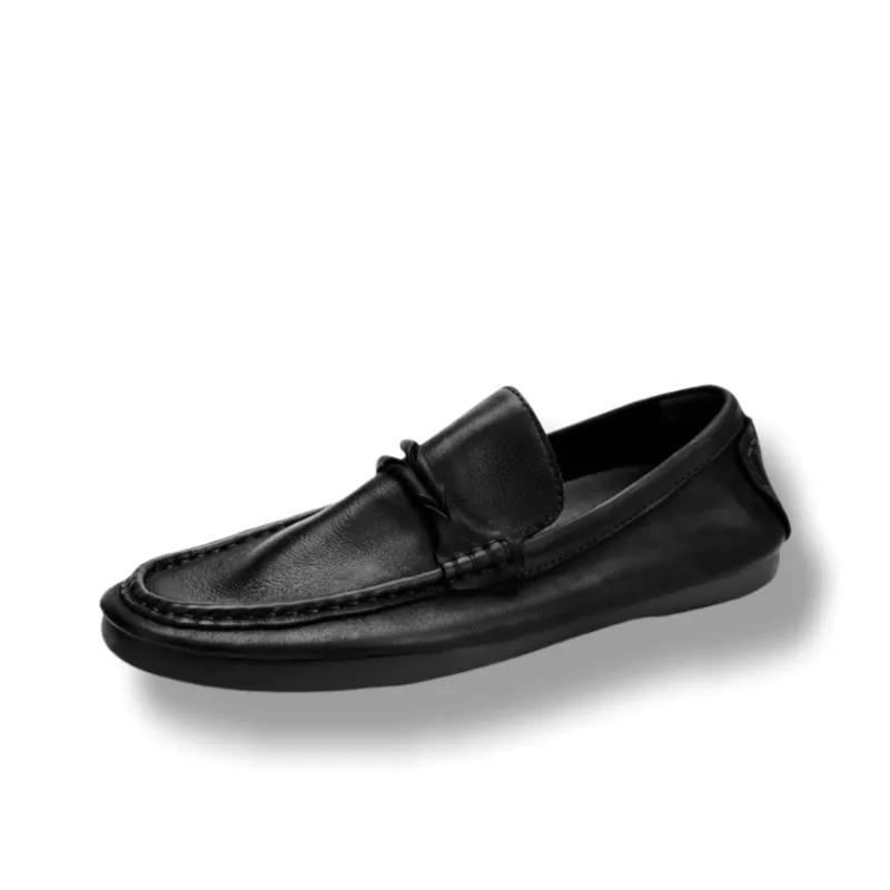 Brounvanm Men's Casual Shoes Men Low Top Black/Brown-6