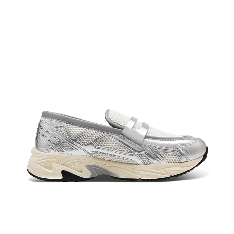 Sze Slip on Summer Shoes Cushioning Height Increase, Breathable, Slip Resistant Low Top Casual Shoes Unisex Silver-2