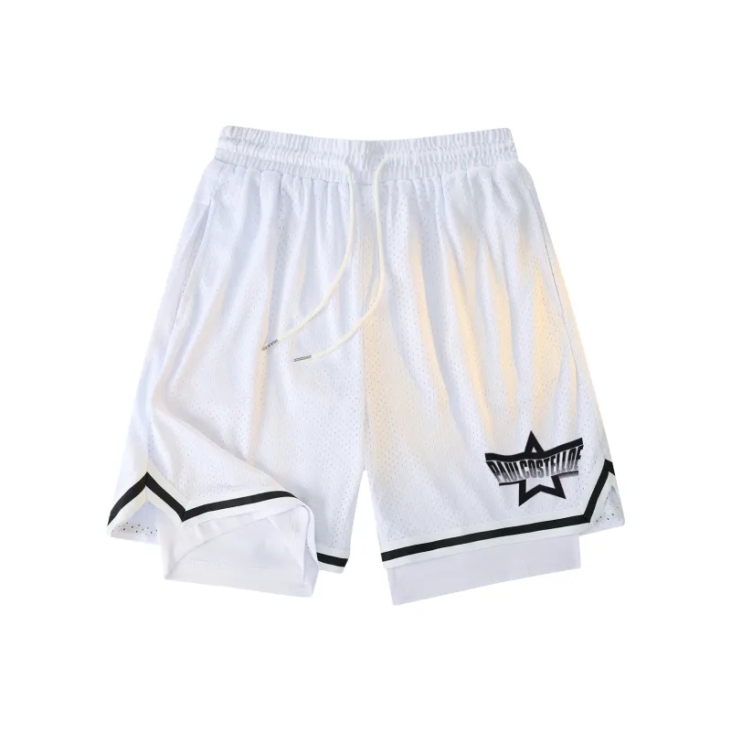 PAUL COSTELLOE Basketball Shorts Unisex-5
