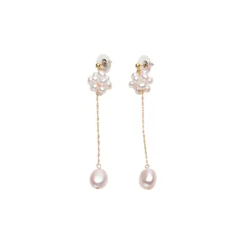 Andaozi Pearl Drop Earrings Women's
