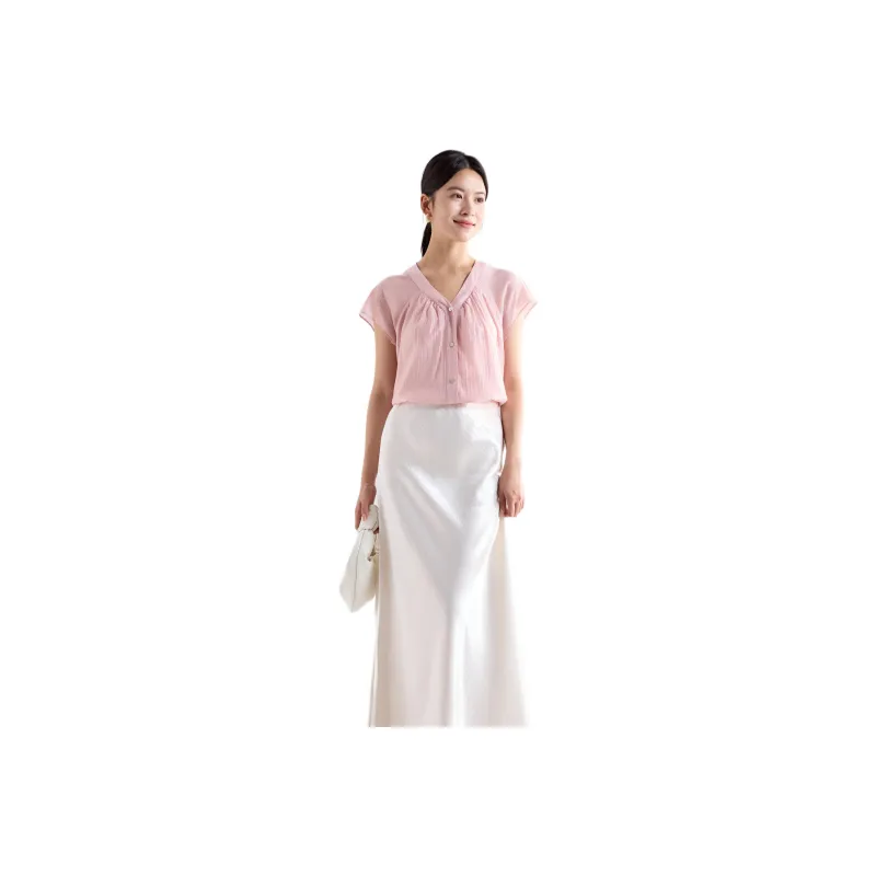 IHIMI Shirts Women's Light Pink-0