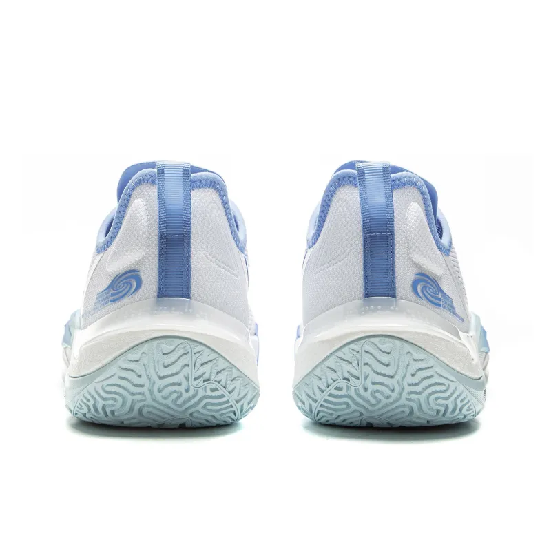 LiNing Cushioning, Slip Resistant, Abrasion Resistant, Rebound Grip Low Top Basketball Shoes Men's Standard White-5