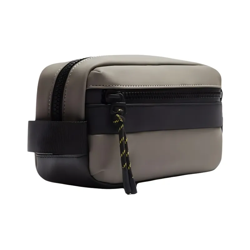 ZARA Polyurethane Toiletry Bag Makeup Bag Men's Multicolor-1
