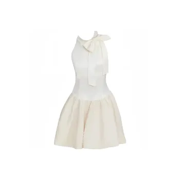FLIM Sleeveless Dresses Women's Cream Apricot