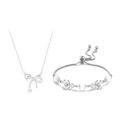 I&YOU Glass Cat Eye Necklaces Women's
