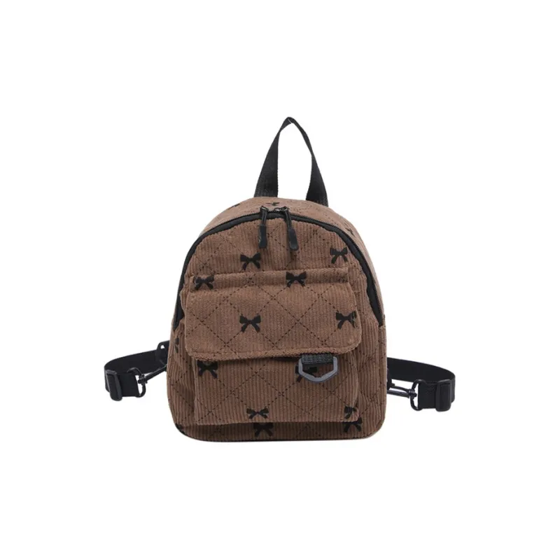 Yalu Nylon Backpack Regular Women's White/Pink/Brown/Gray/Blue-8