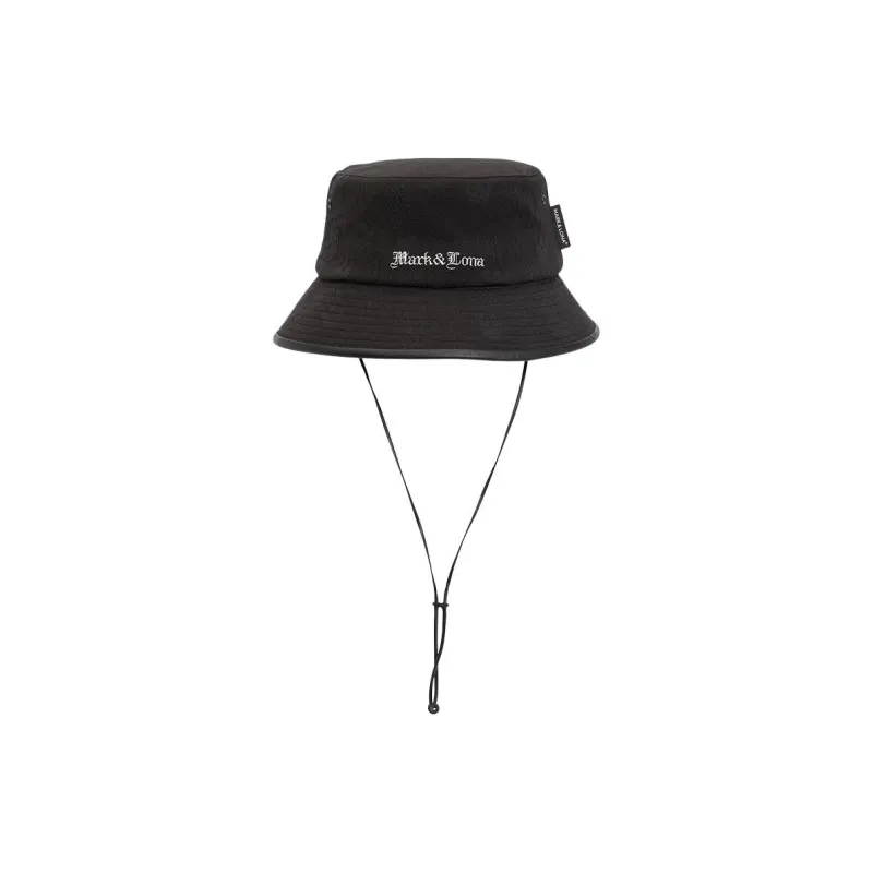 MARK & LONA Polyester, Cotton, Elastane Bucket Hats Unisex Black-0